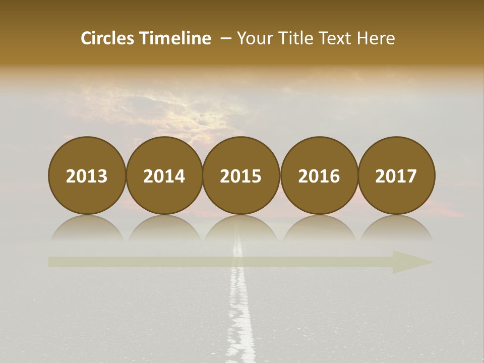 Plant Blue Sunrise PowerPoint Template