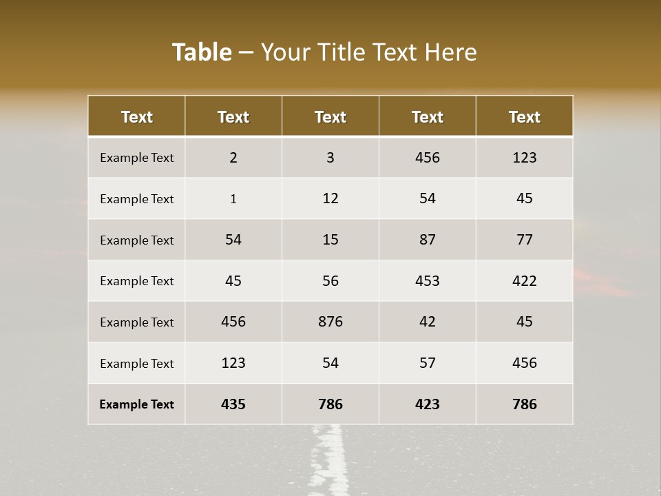 Plant Blue Sunrise PowerPoint Template
