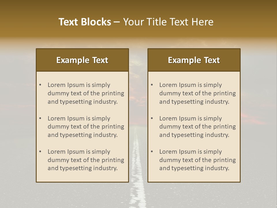 Plant Blue Sunrise PowerPoint Template