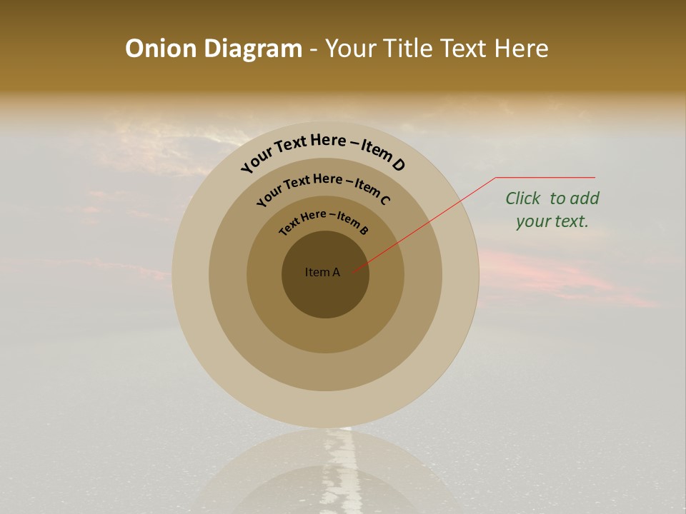 Plant Blue Sunrise PowerPoint Template