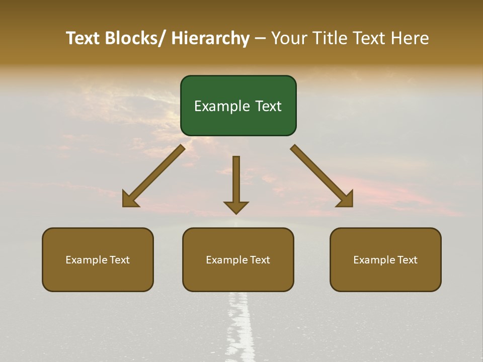 Plant Blue Sunrise PowerPoint Template