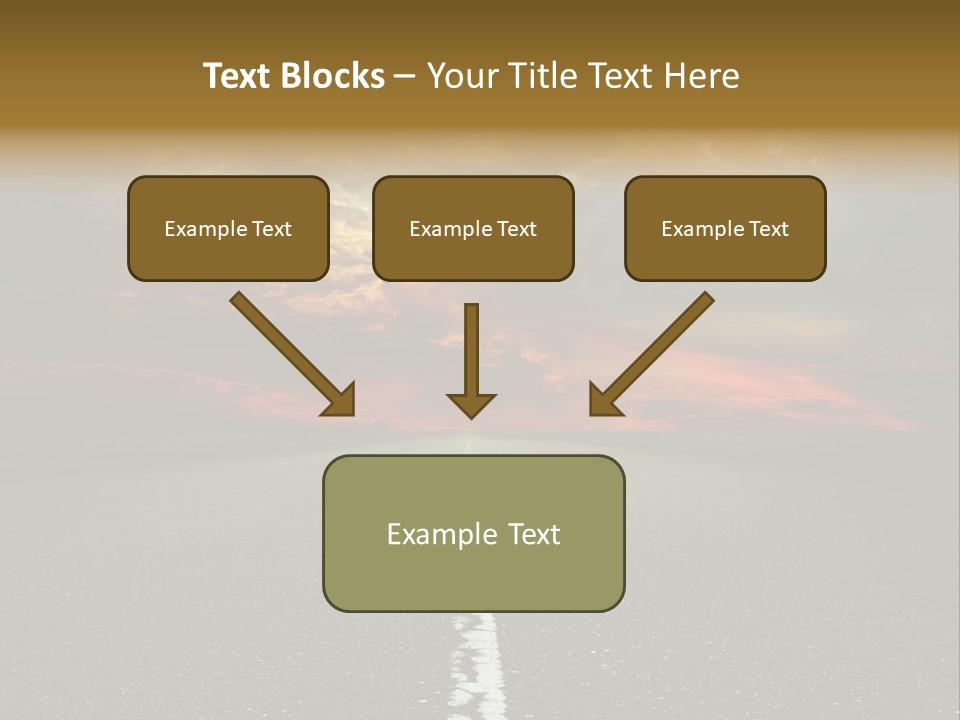 Plant Blue Sunrise PowerPoint Template