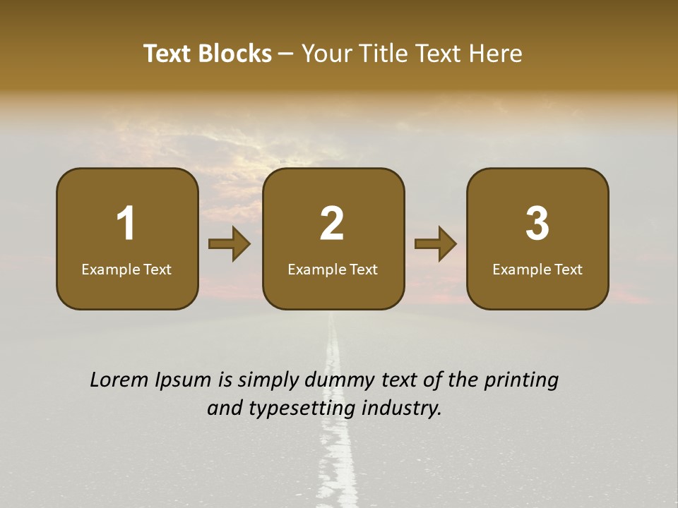 Plant Blue Sunrise PowerPoint Template