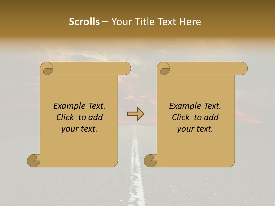 Plant Blue Sunrise PowerPoint Template