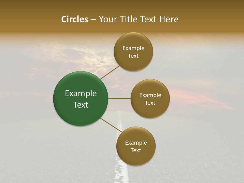 Plant Blue Sunrise PowerPoint Template