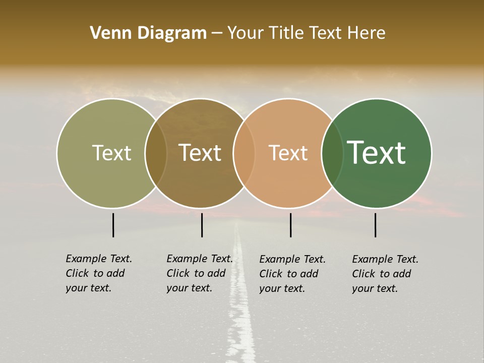 Plant Blue Sunrise PowerPoint Template