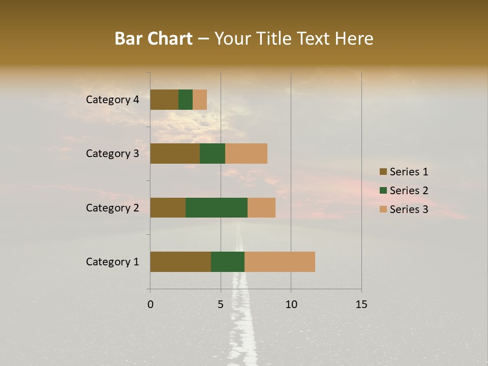 Plant Blue Sunrise PowerPoint Template