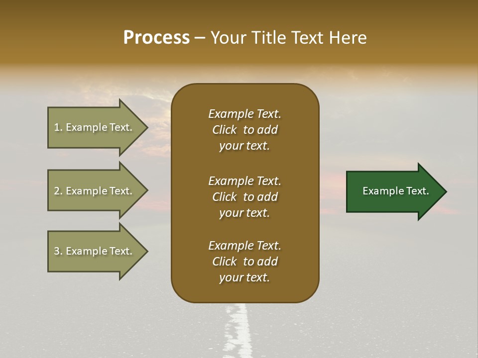 Plant Blue Sunrise PowerPoint Template