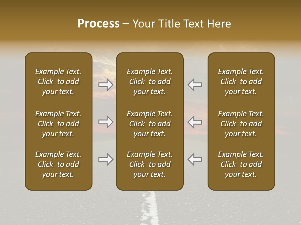 Plant Blue Sunrise PowerPoint Template