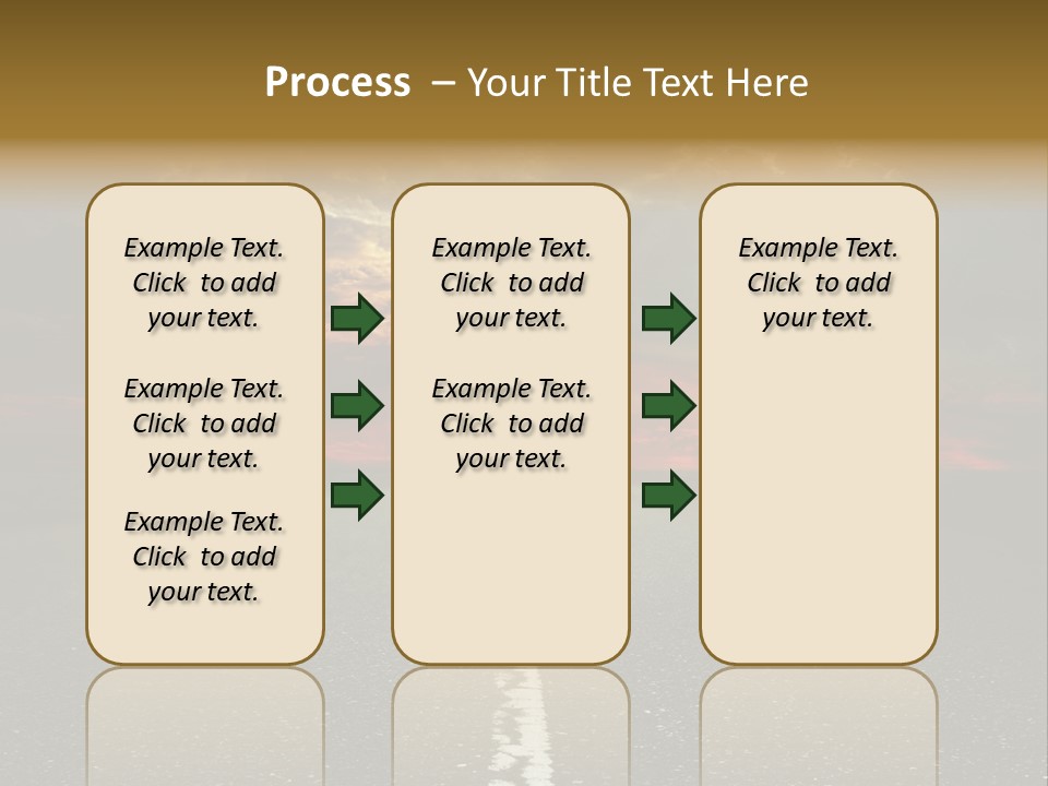 Plant Blue Sunrise PowerPoint Template