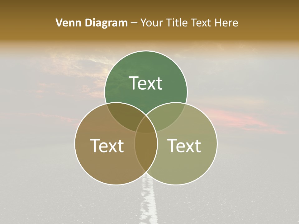 Plant Blue Sunrise PowerPoint Template