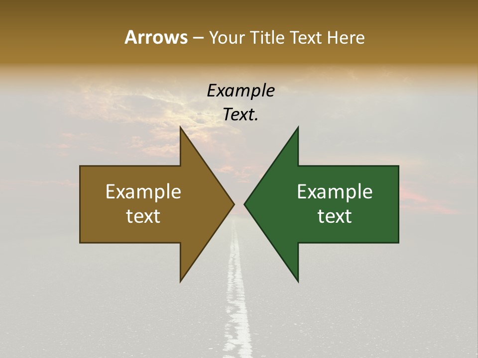 Plant Blue Sunrise PowerPoint Template