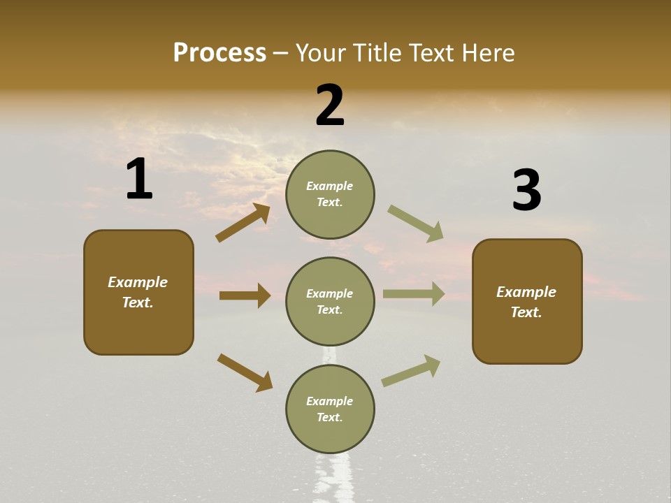 Plant Blue Sunrise PowerPoint Template