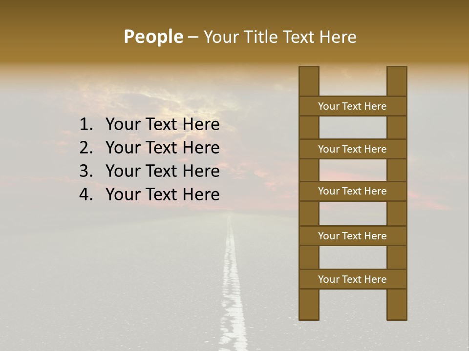 Plant Blue Sunrise PowerPoint Template