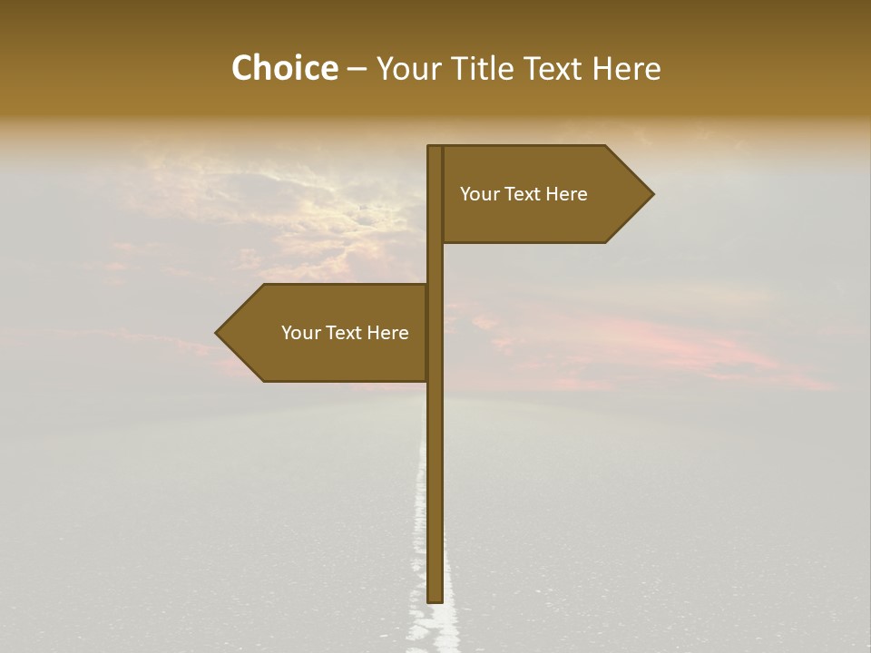 Plant Blue Sunrise PowerPoint Template