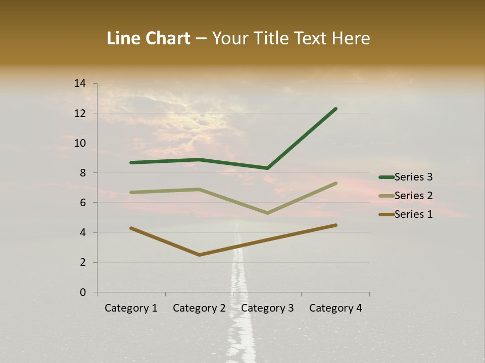 Plant Blue Sunrise PowerPoint Template