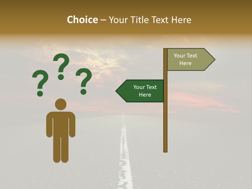 Plant Blue Sunrise PowerPoint Template