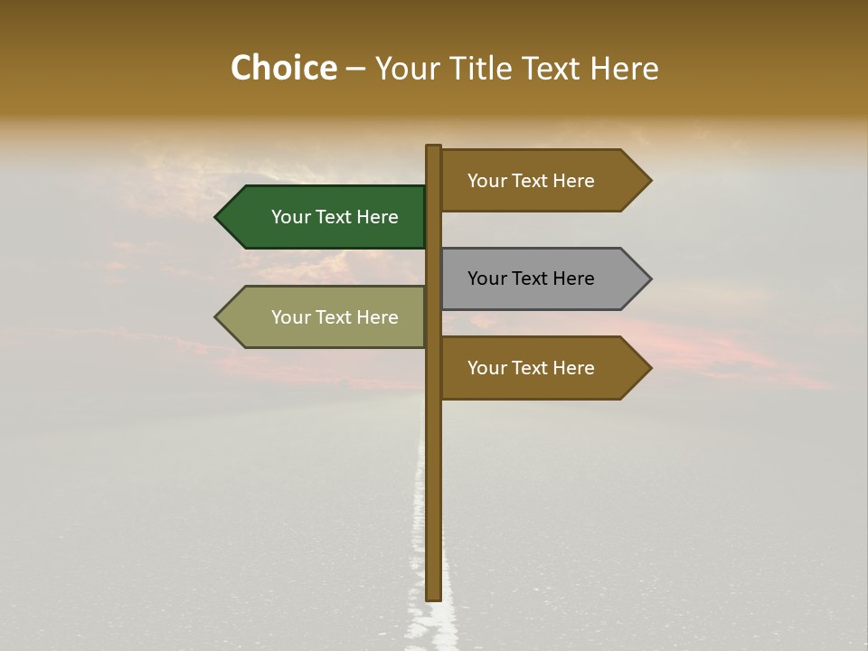Plant Blue Sunrise PowerPoint Template
