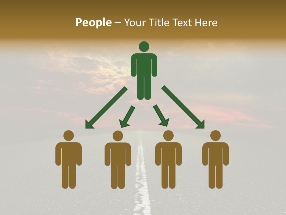 Plant Blue Sunrise PowerPoint Template