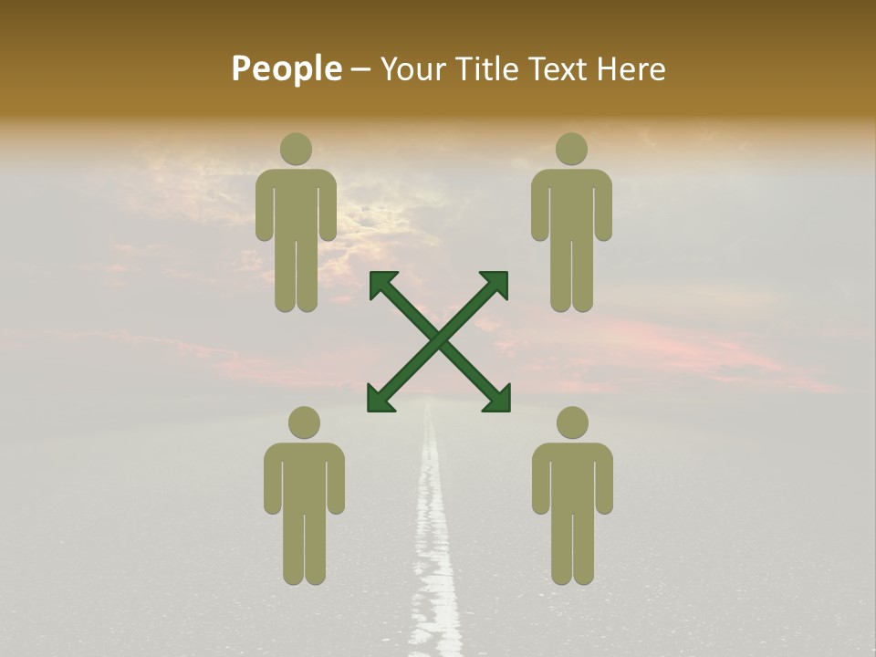 Plant Blue Sunrise PowerPoint Template