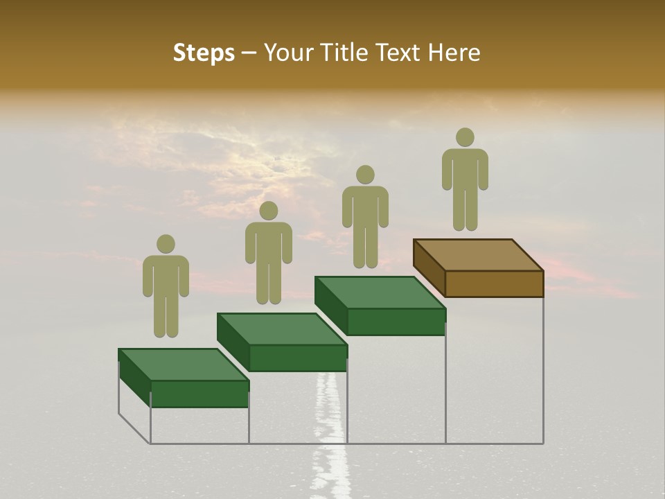 Plant Blue Sunrise PowerPoint Template