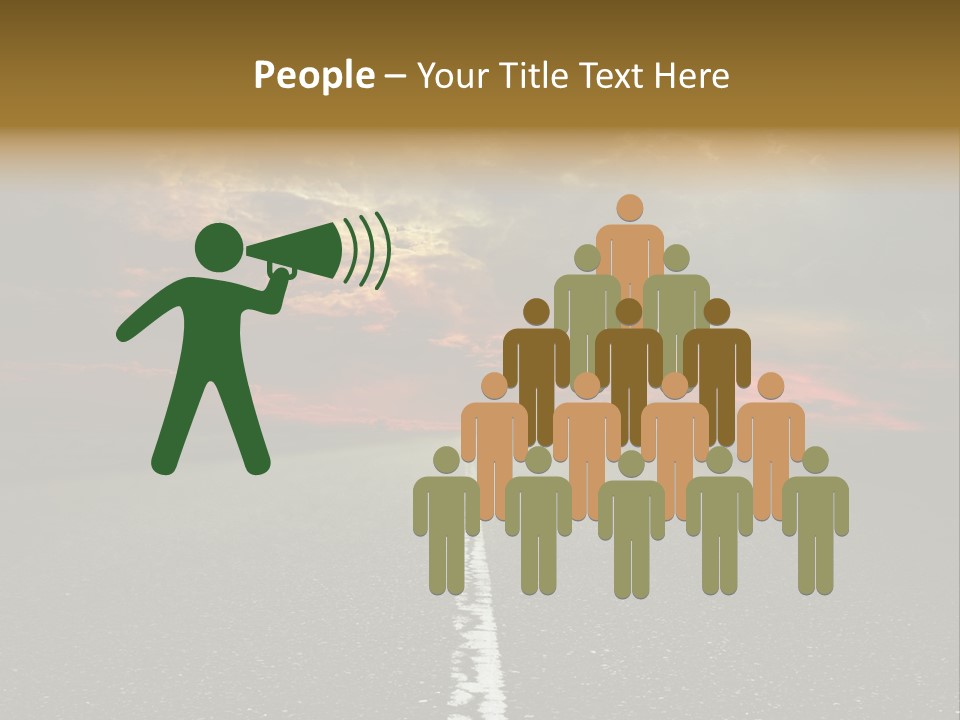 Plant Blue Sunrise PowerPoint Template