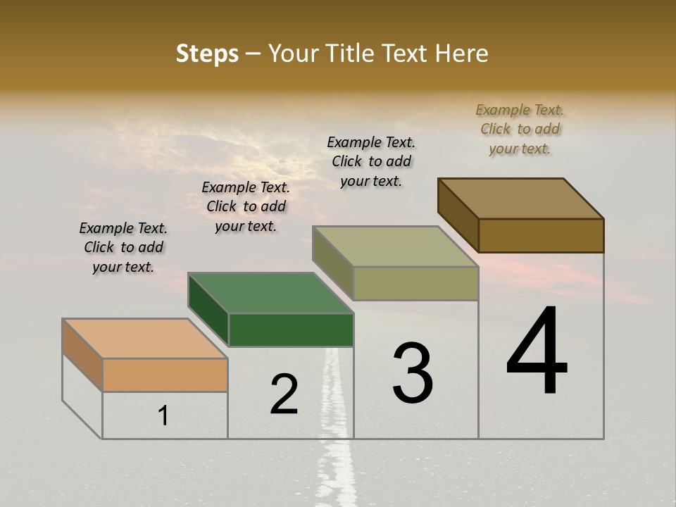 Plant Blue Sunrise PowerPoint Template