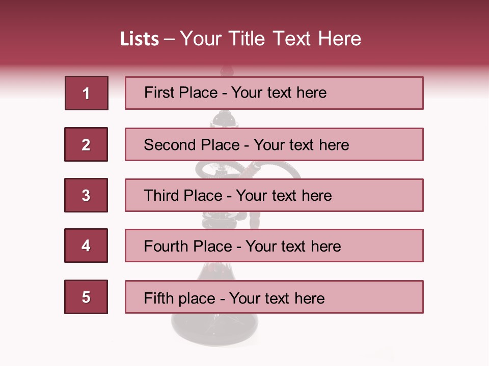Ashtray Pipe Calm PowerPoint Template