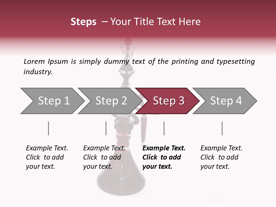 Ashtray Pipe Calm PowerPoint Template