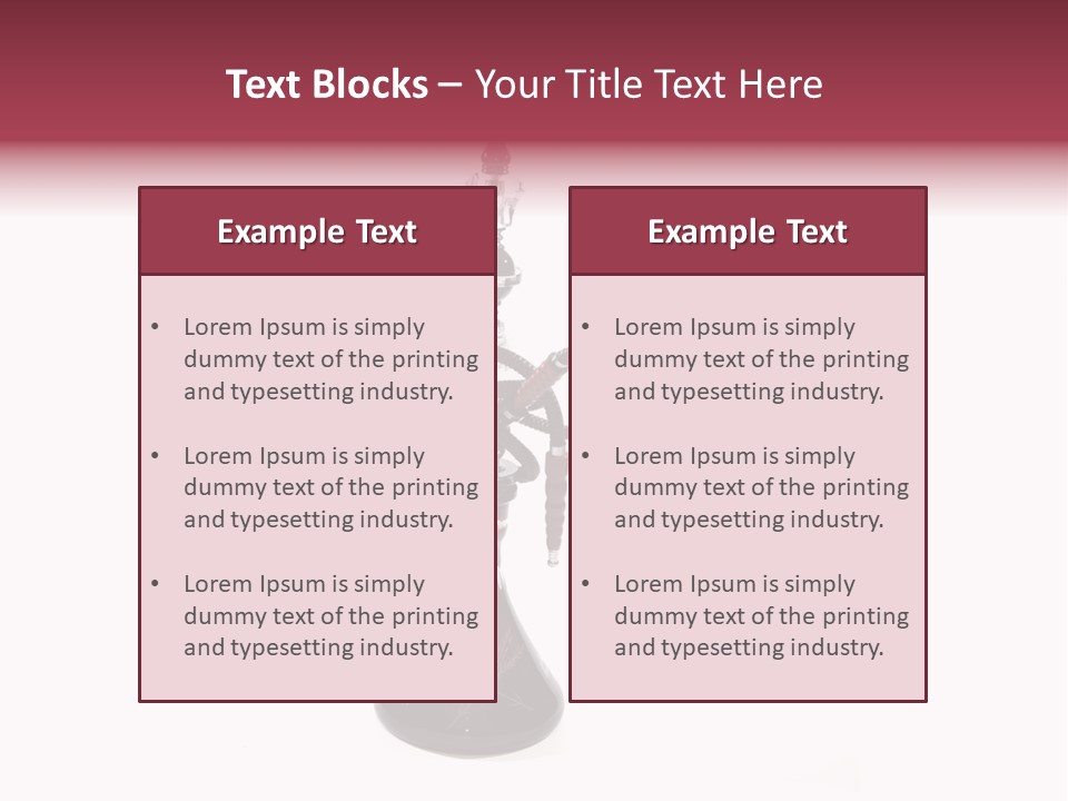 Ashtray Pipe Calm PowerPoint Template