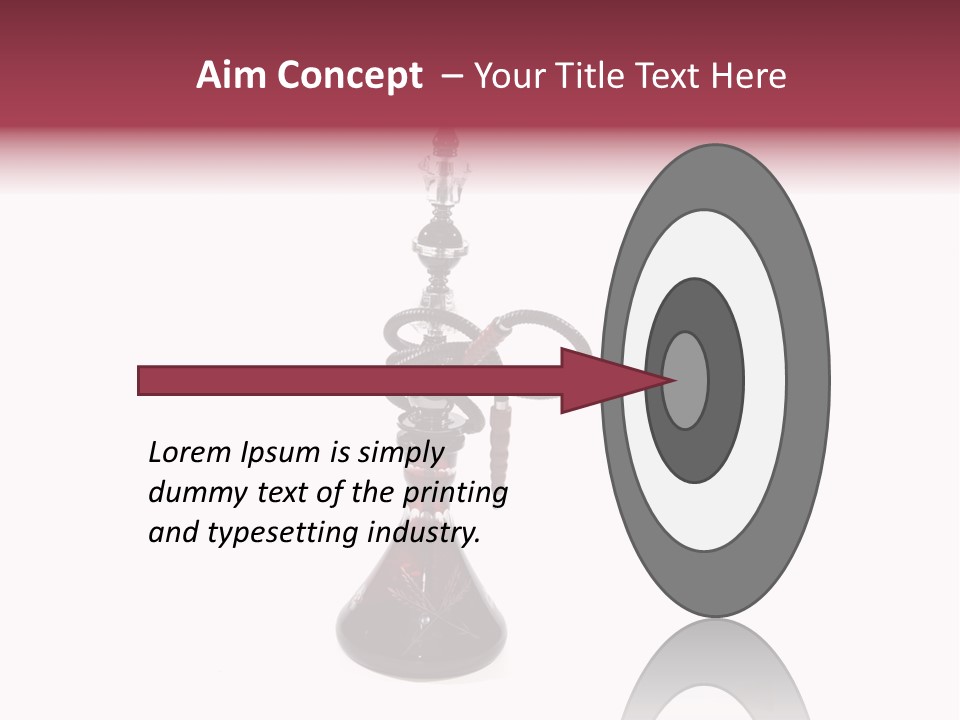 Ashtray Pipe Calm PowerPoint Template