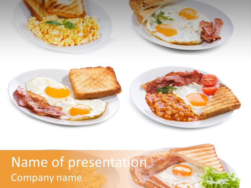 Fresh Scrambled Breakfast PowerPoint Template