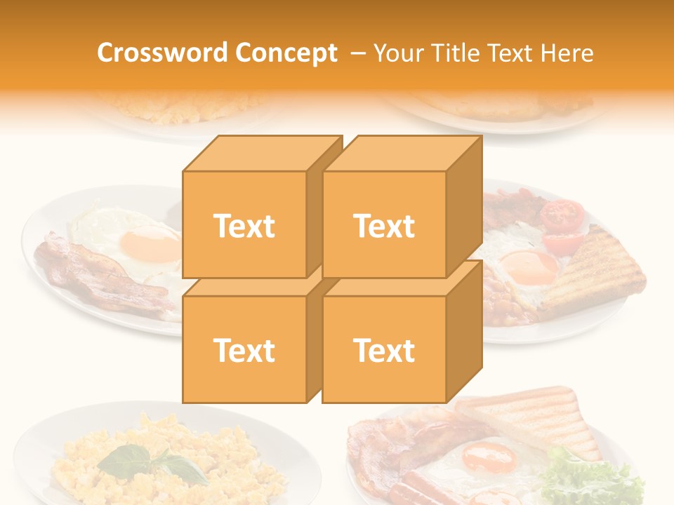 Fresh Scrambled Breakfast PowerPoint Template