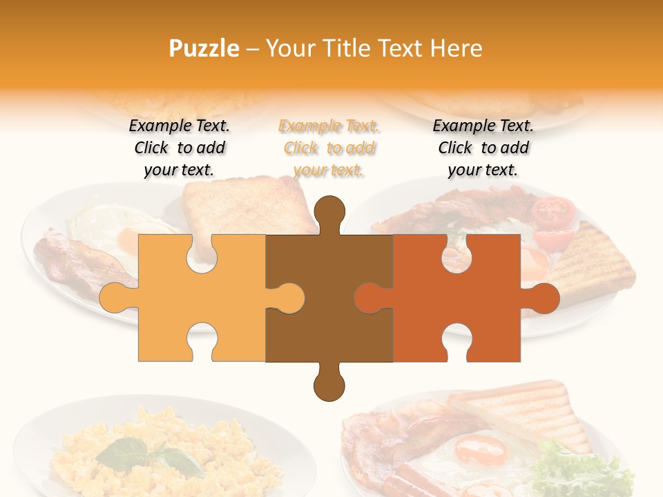 Fresh Scrambled Breakfast PowerPoint Template