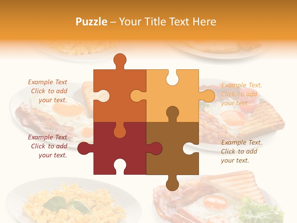 Fresh Scrambled Breakfast PowerPoint Template