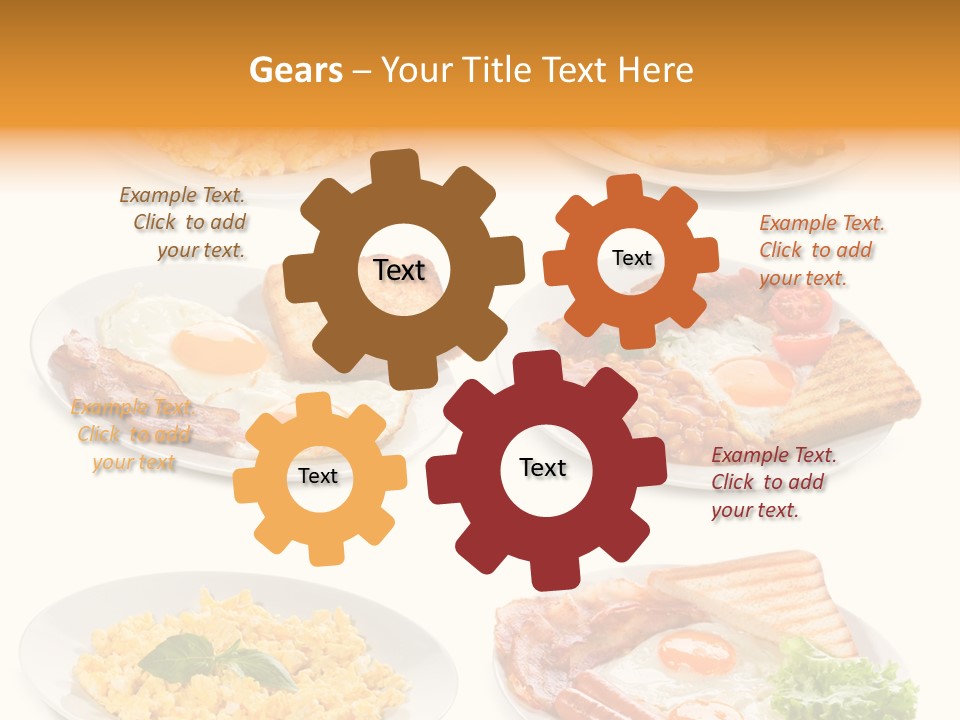 Fresh Scrambled Breakfast PowerPoint Template