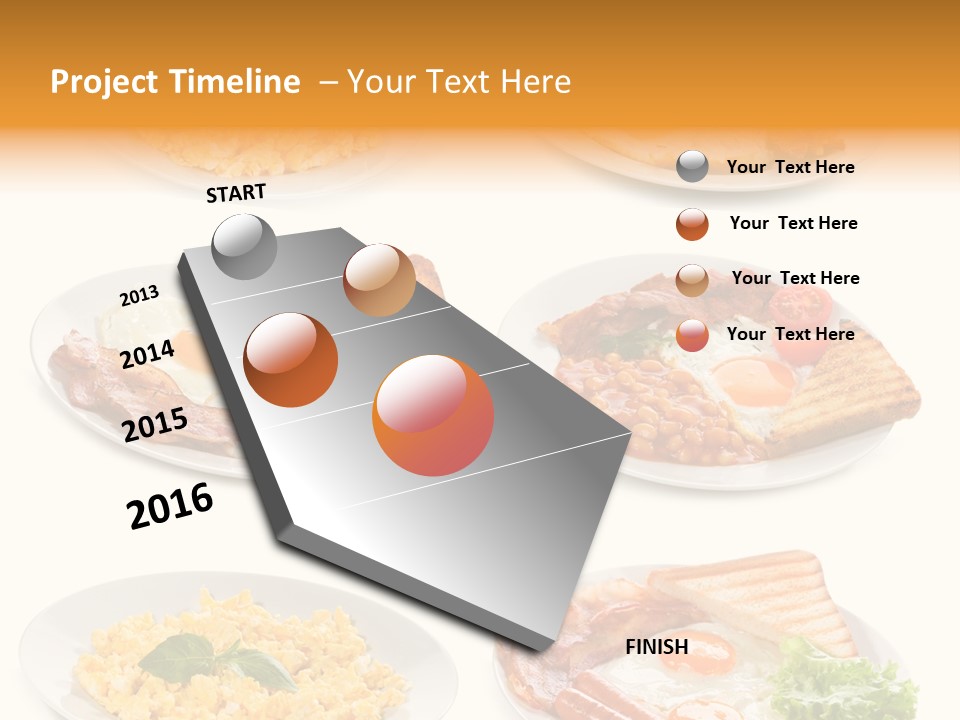 Fresh Scrambled Breakfast PowerPoint Template