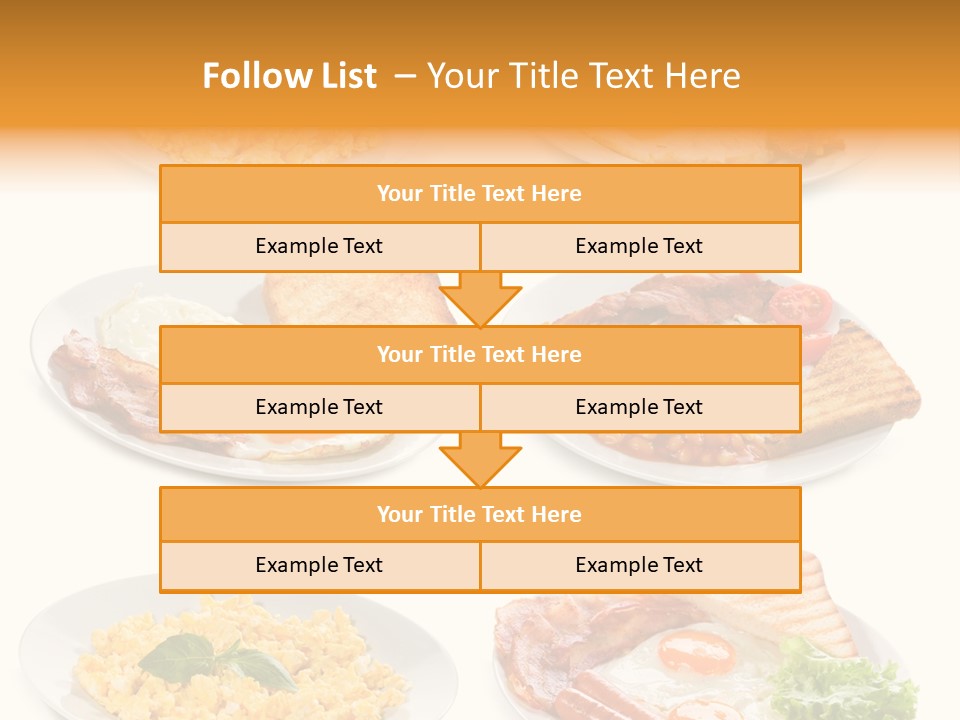 Fresh Scrambled Breakfast PowerPoint Template