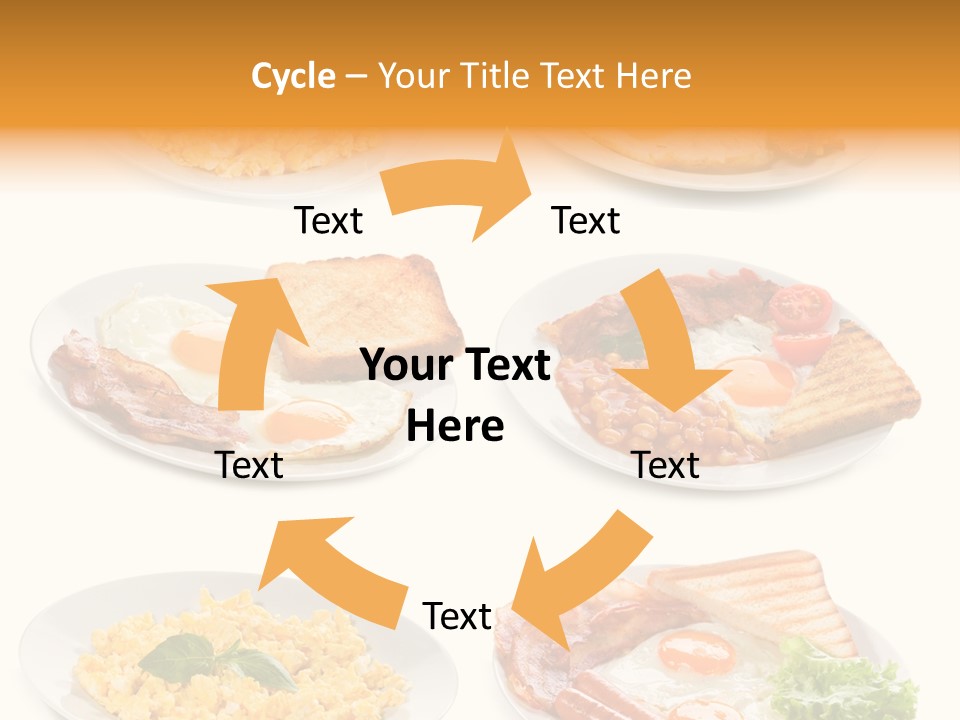 Fresh Scrambled Breakfast PowerPoint Template