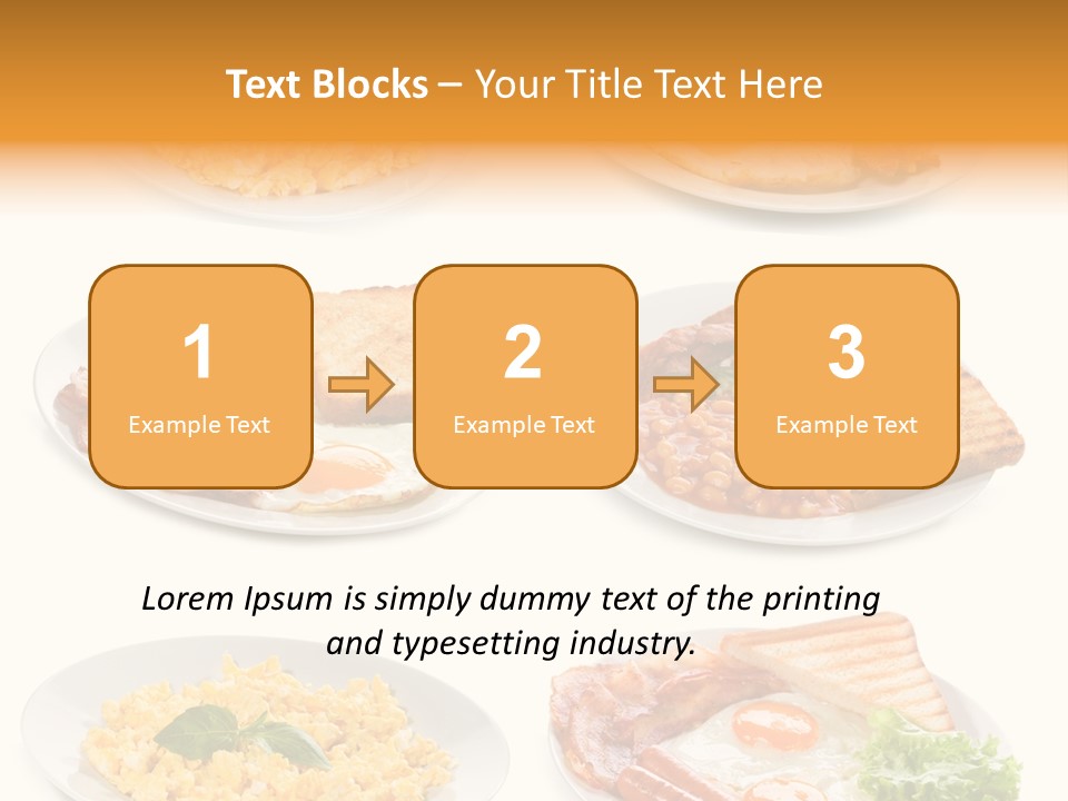 Fresh Scrambled Breakfast PowerPoint Template