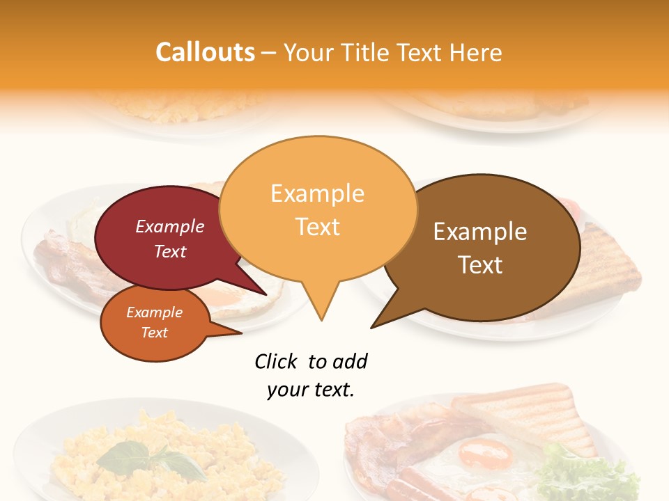 Fresh Scrambled Breakfast PowerPoint Template