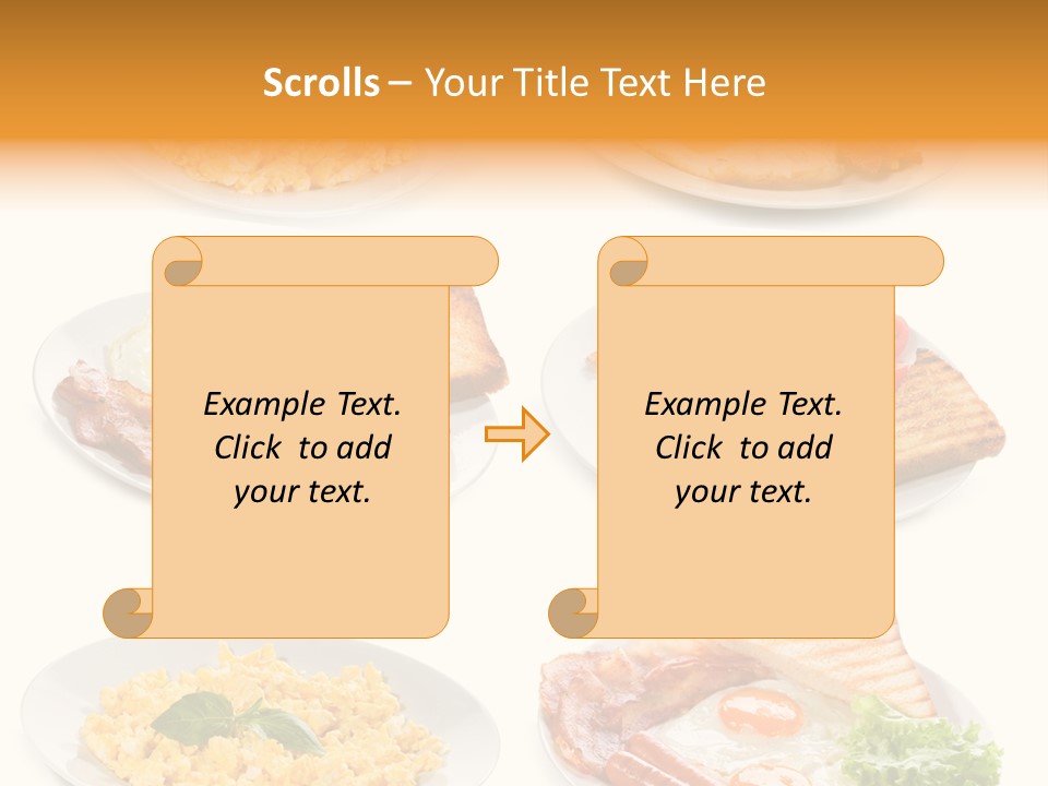 Fresh Scrambled Breakfast PowerPoint Template
