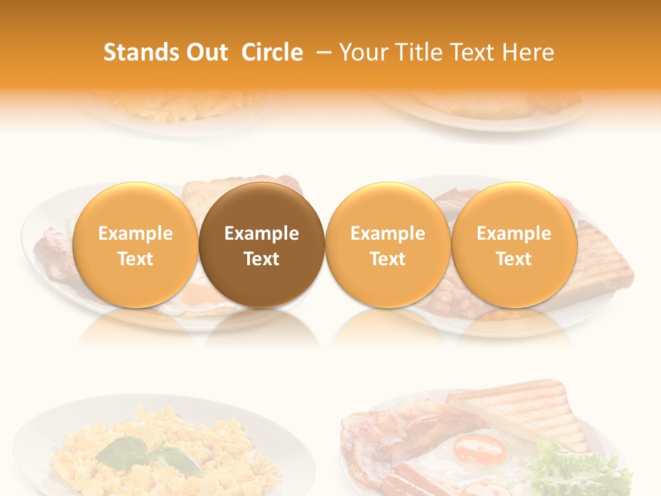 Fresh Scrambled Breakfast PowerPoint Template