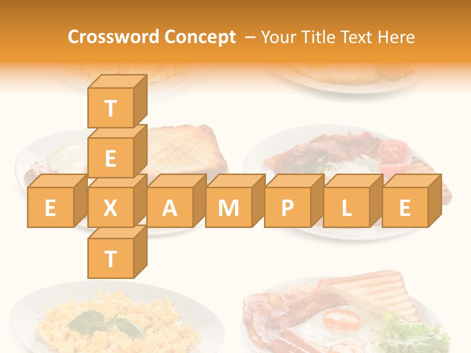 Fresh Scrambled Breakfast PowerPoint Template