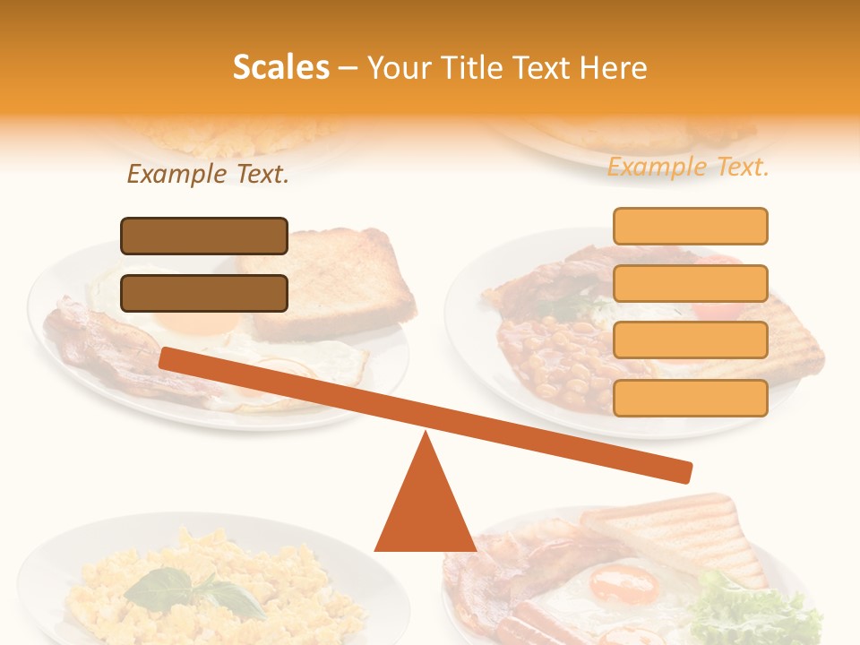 Fresh Scrambled Breakfast PowerPoint Template