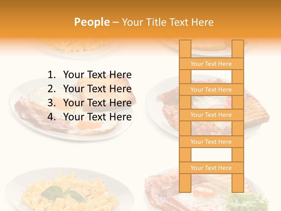 Fresh Scrambled Breakfast PowerPoint Template