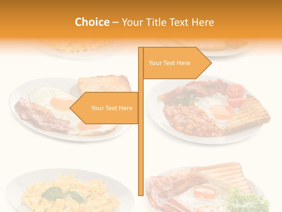 Fresh Scrambled Breakfast PowerPoint Template