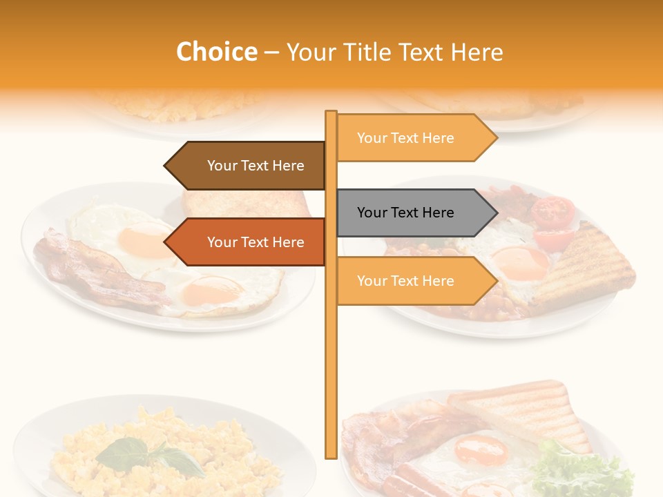 Fresh Scrambled Breakfast PowerPoint Template