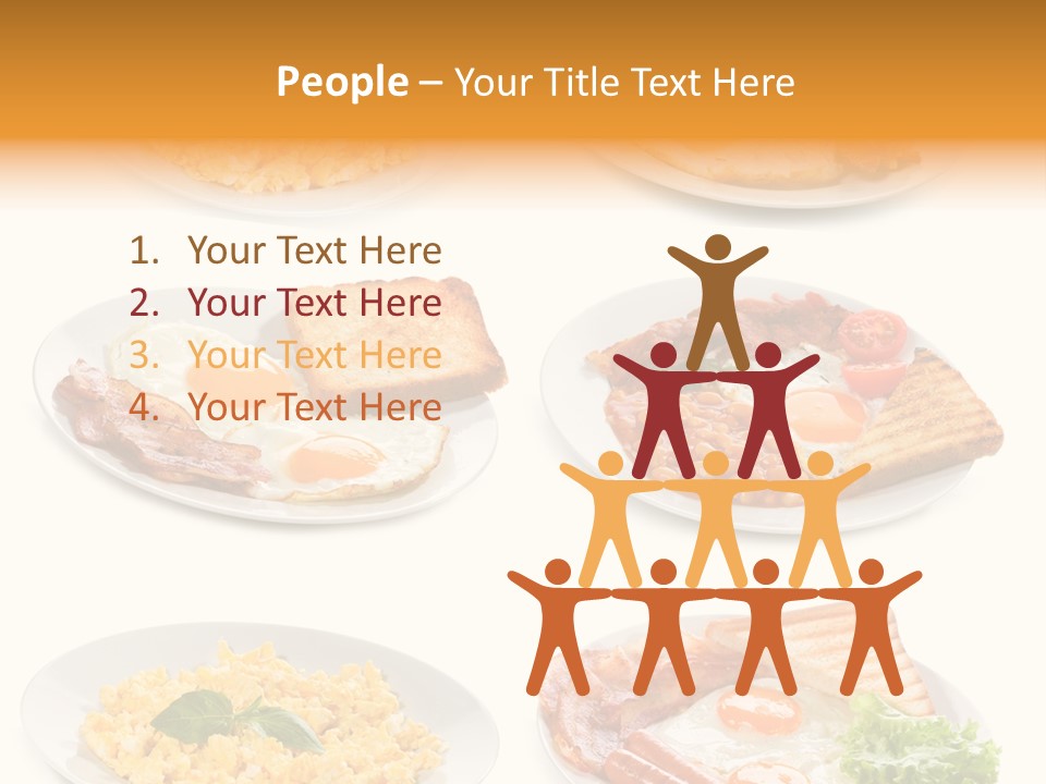 Fresh Scrambled Breakfast PowerPoint Template