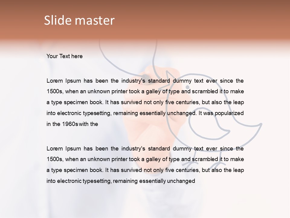 Chat Art Marker PowerPoint Template